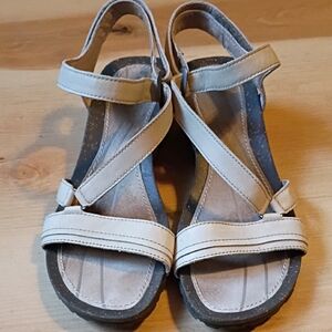 Teva Women's Leather Wedge Sandal